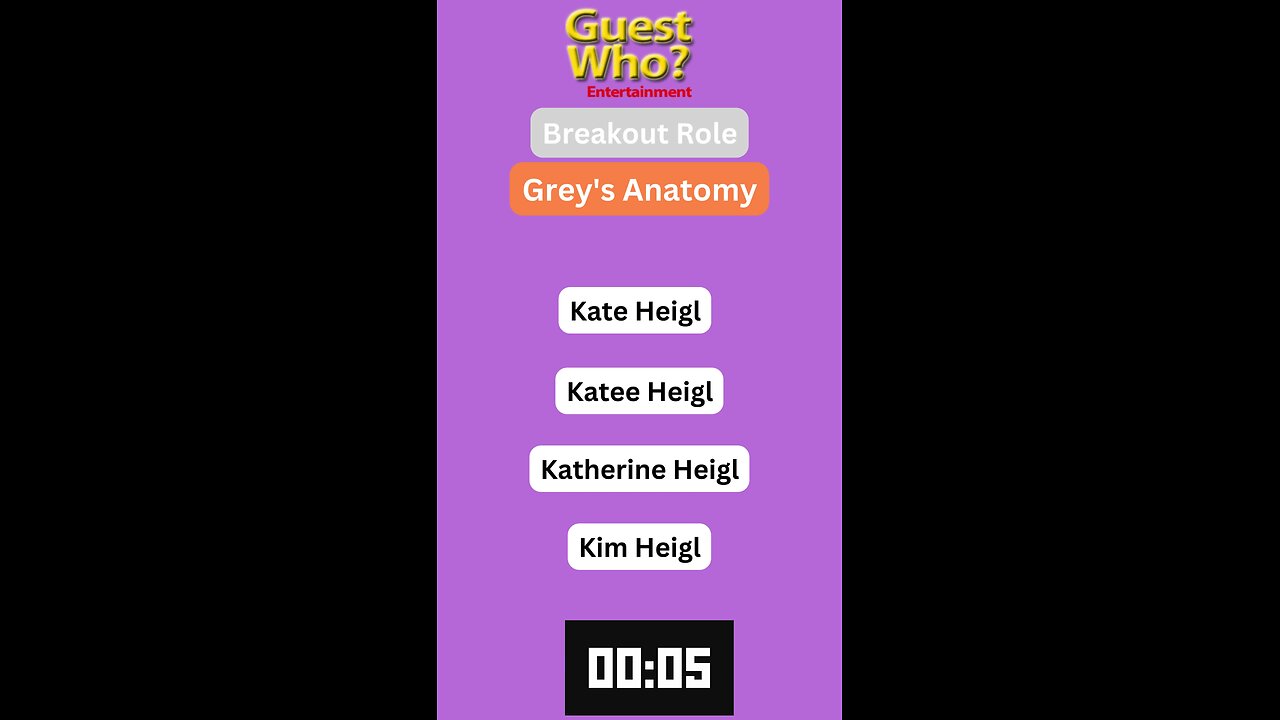 Guest Who #73 Quiz, Info, Facts and a Quote! | Grey's Anatomy