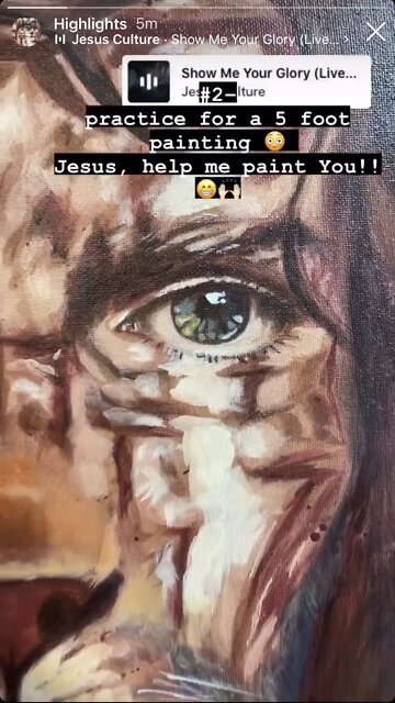 Painting Jesus: The Lion and the Lamb