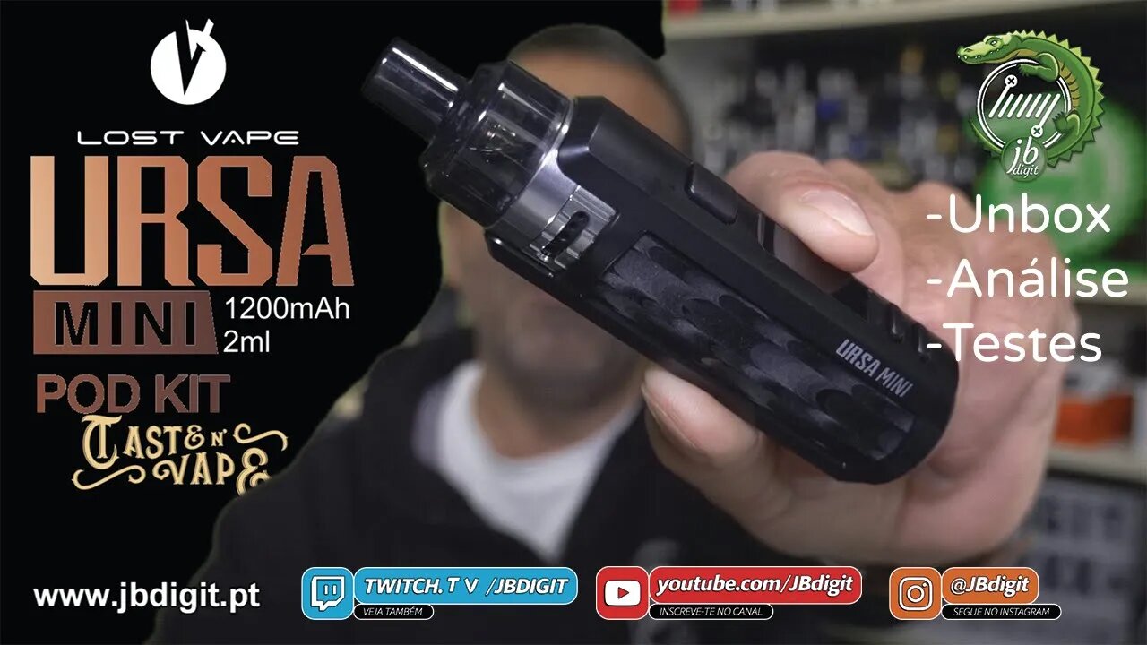 [PT] Lost Vape URSA MINI (Chip Quest, 2ml, 1200mAh) - quaseeeeee....