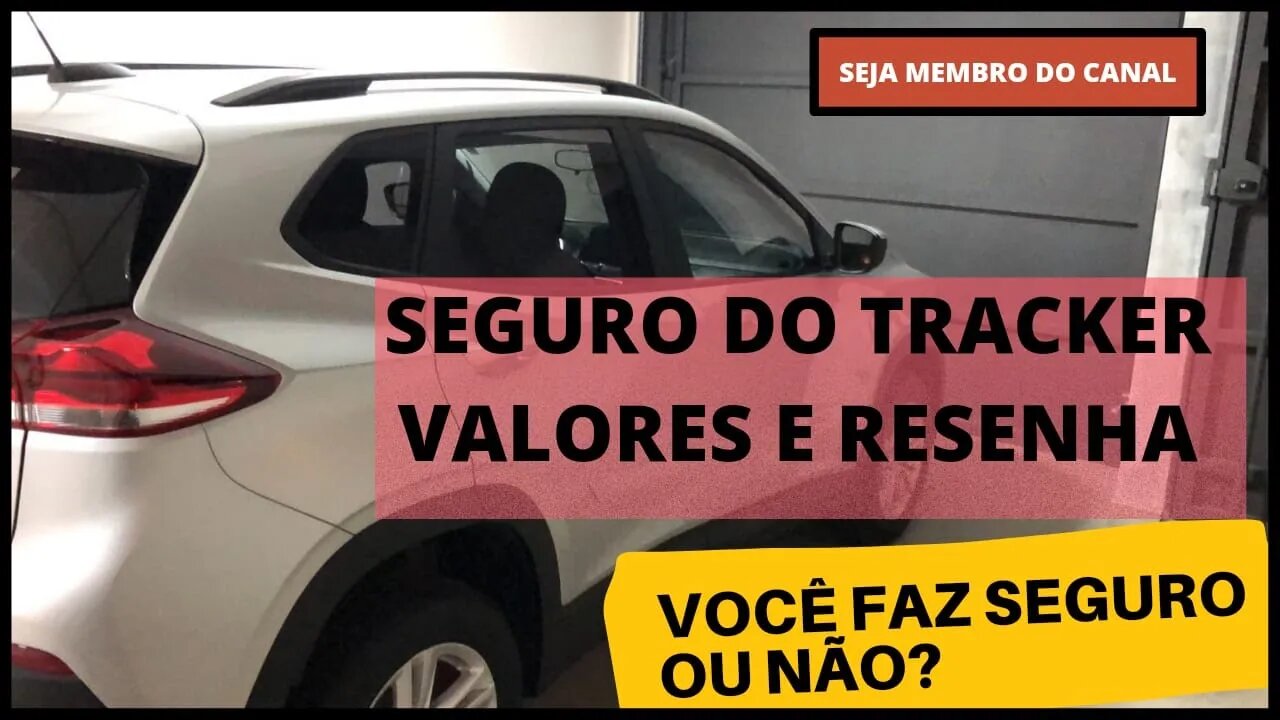 Você sabe o valor do seguro de um Tracker zero ? Confere!