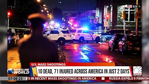 10 dead, 71 injured across America in just 2 days