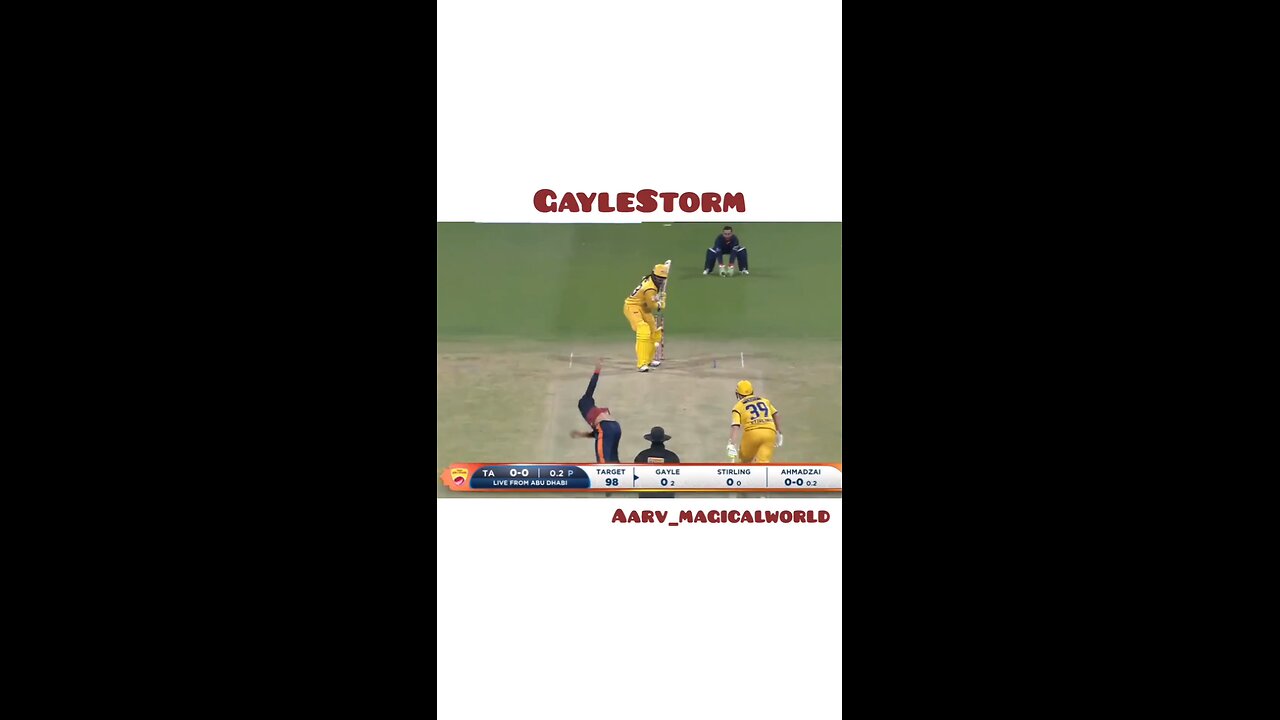 Chris Gayle 84(22) not out