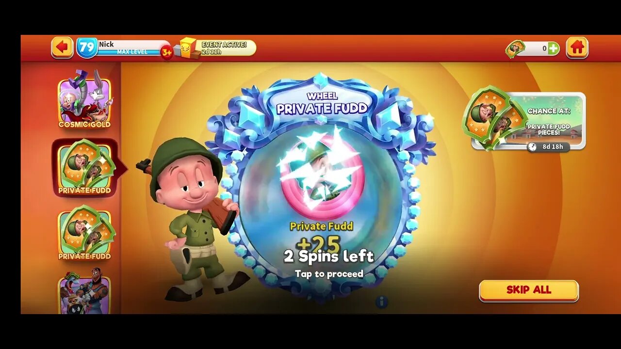 5 x Private Fudd Tickets Spent - 5 Spins - Looney Tunes World of Mayhem - Subscribe for more