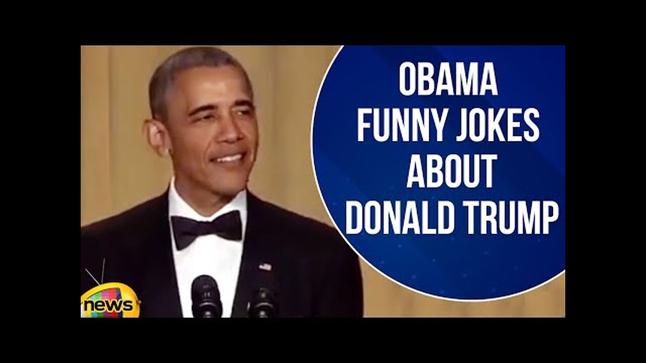 Barack Obama Funny Jokes About Donald