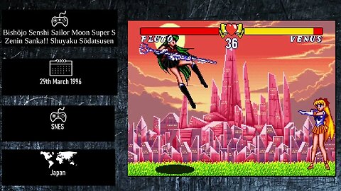 Console Fighting Games of 1996 - Bishōjo Senshi Sailor Moon Super S Zenin Sanka!! Shuyaku Sōdatsusen