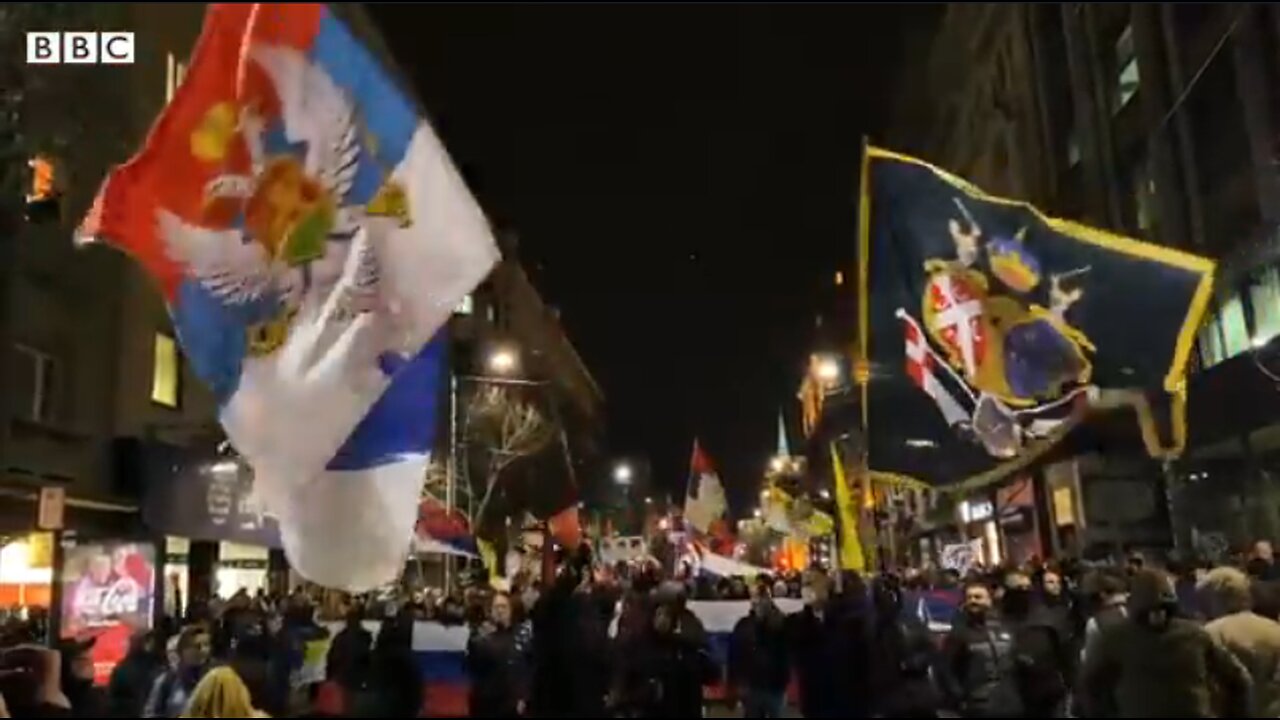 BBC´s report on Serbian population in support of Russia