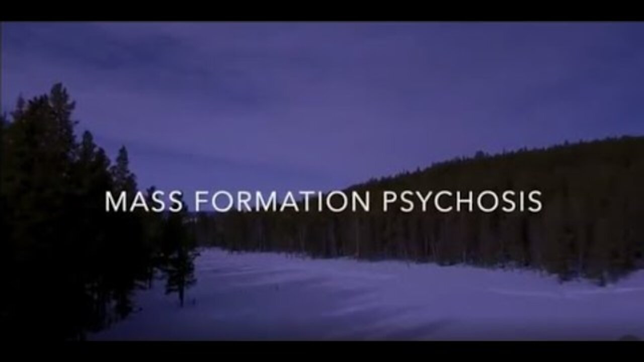 Mass Hypnotic Psychosis - Dr. Robert Malone / Dr. Mattias Desmet