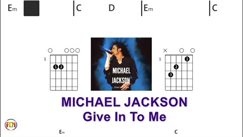 MICHAEL JACKSON Give In To Me - (Chords & Lyrics like a Karaoke) HD