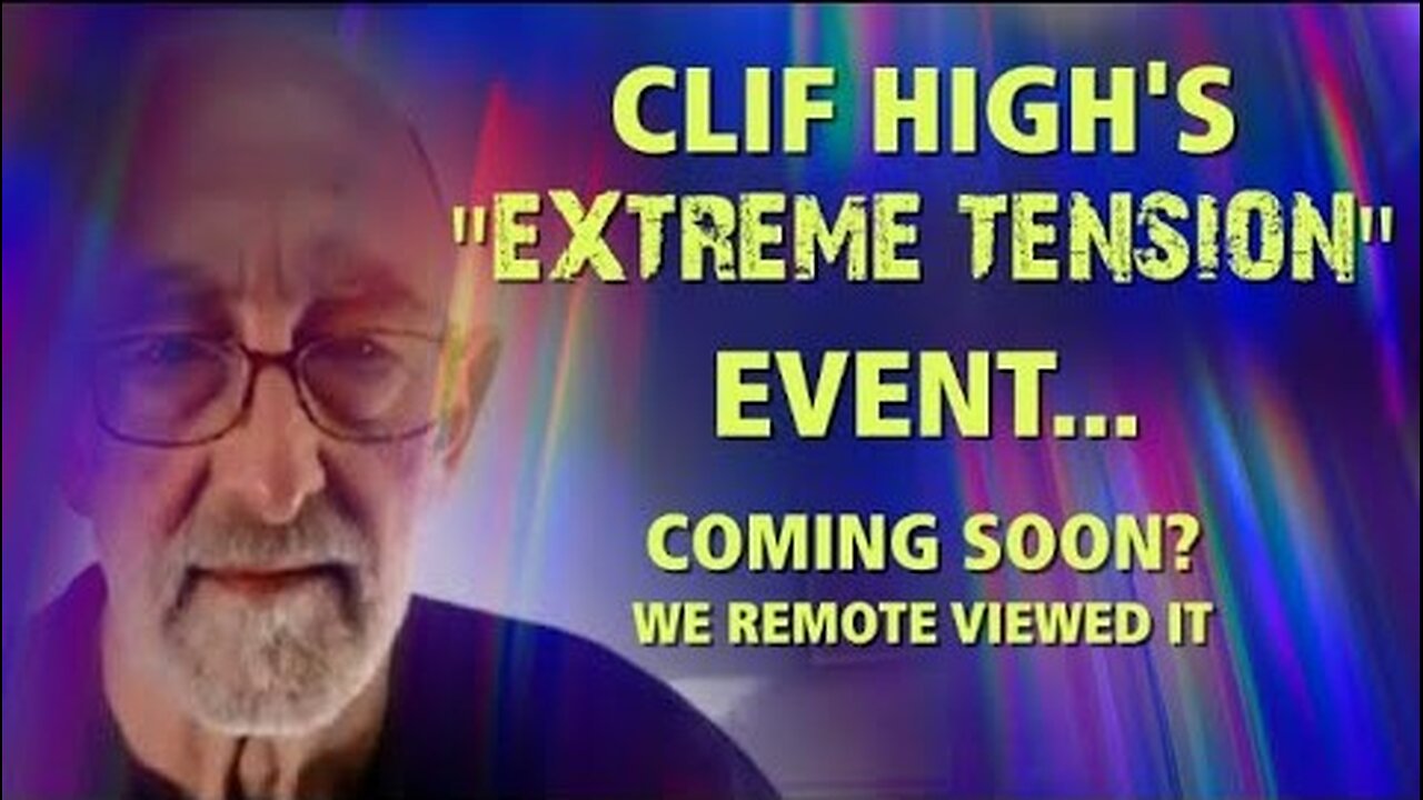 Cliff High's "EXTREME TENSION EVENT" ... Coming Soon (July 15th/16th}!