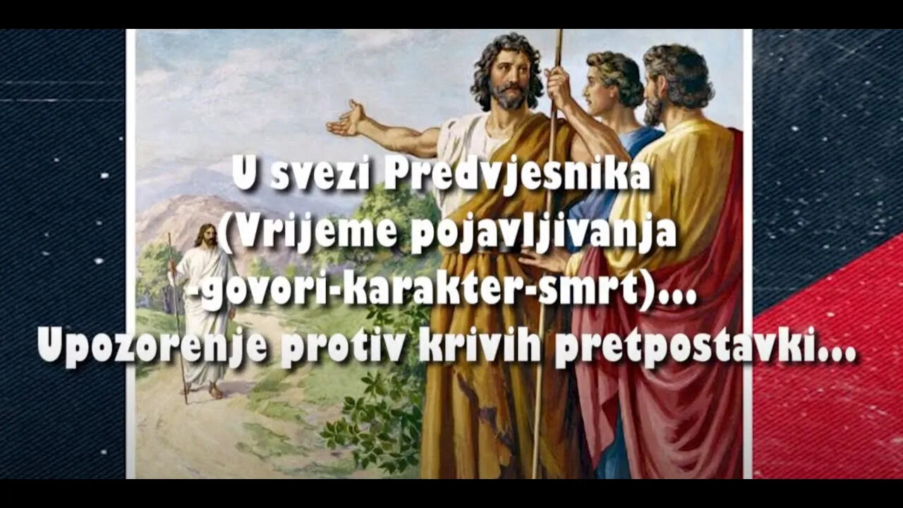 IVAN KRSTITELJ - 5. U svezi Predvjesnika (Vrijeme pojavljivanja-govori-karakter-smrt)