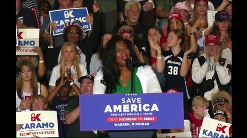 Kristina Karamo Remarks at Save America Rally in Warren, MI- 10/1/22