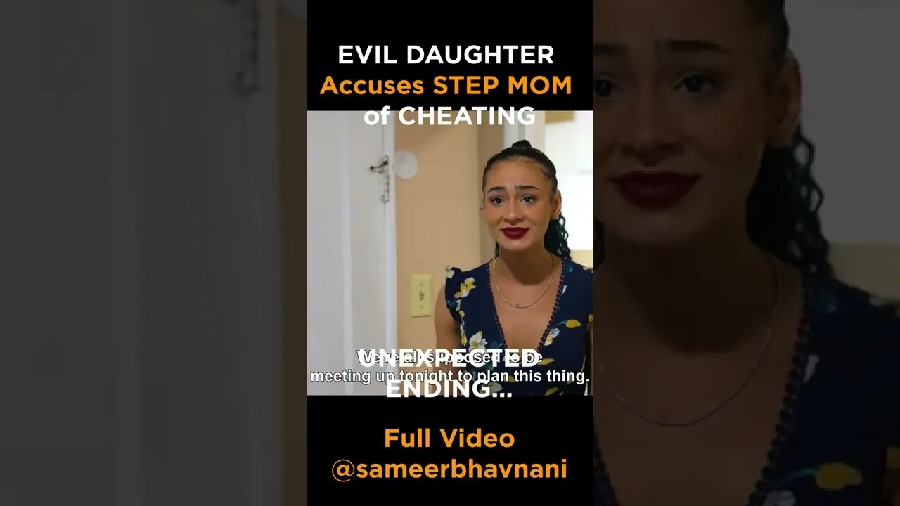 EVIL DAUGHTER Accuses STEP MOM of CHEATING! PART 1 #shorts #sameerbhavnani