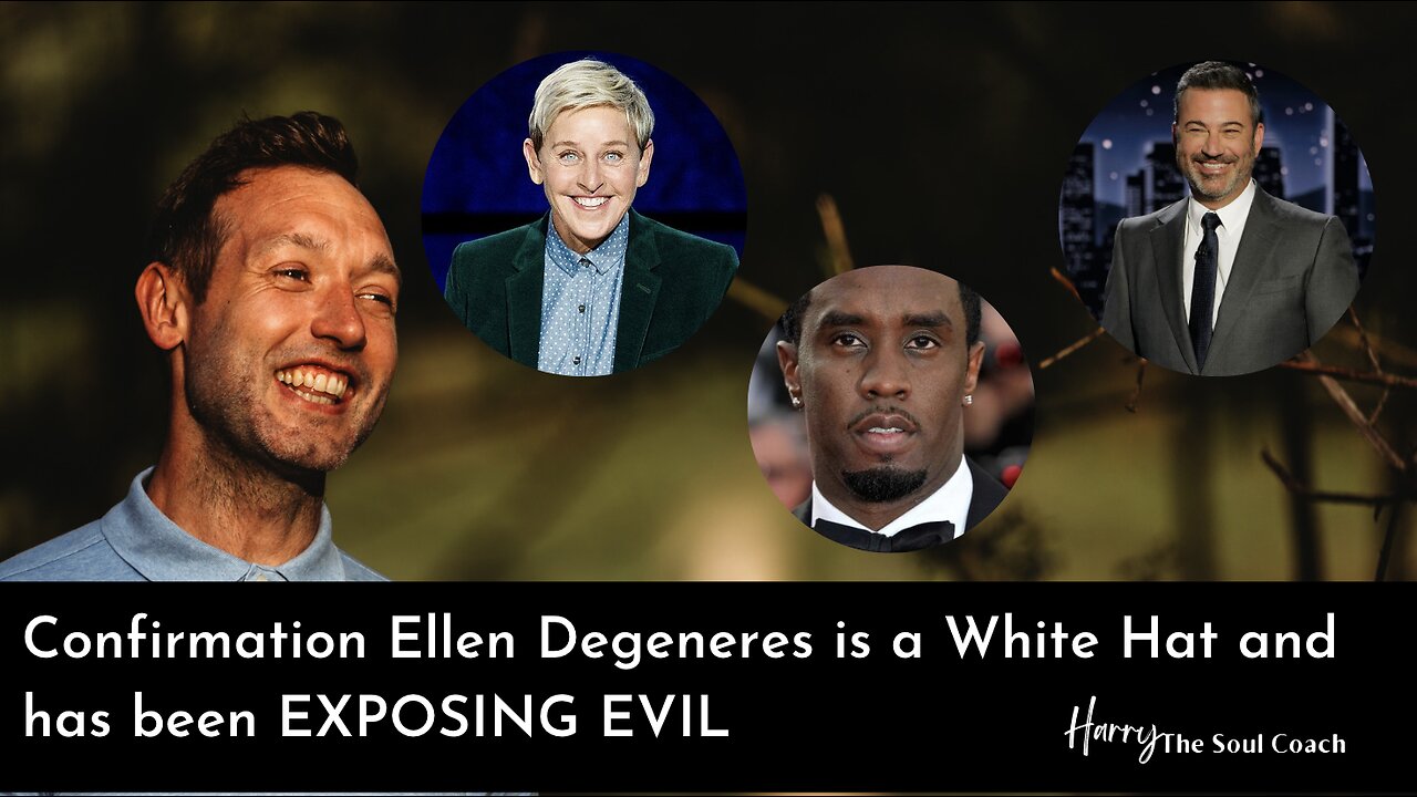 Confirmation Ellen Degeneres is a White Hat and has been EXPOSING EVIL