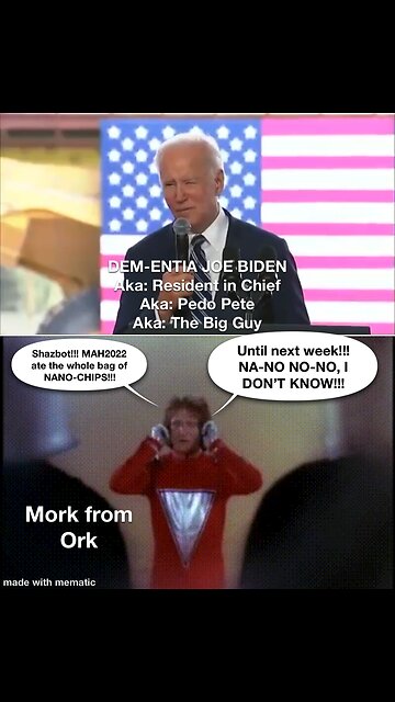Biden’s Mork impression