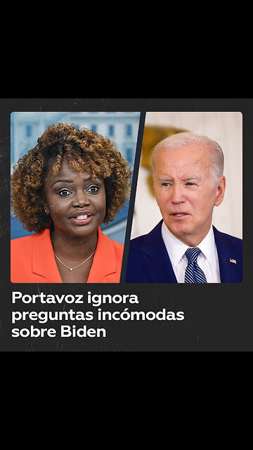 La portavoz de la Casa Blanca ignora preguntas incómodas sobre Biden y se marcha