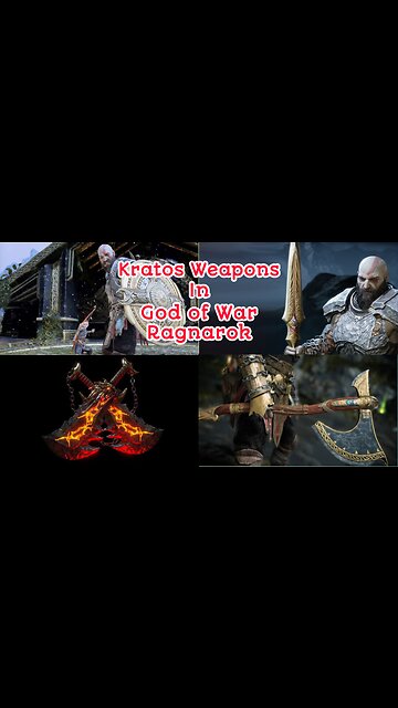 Kratos Weapons #God #war #kratos #weapons #kratosweapons #gaming #reels #shorts #trending #ragnarok