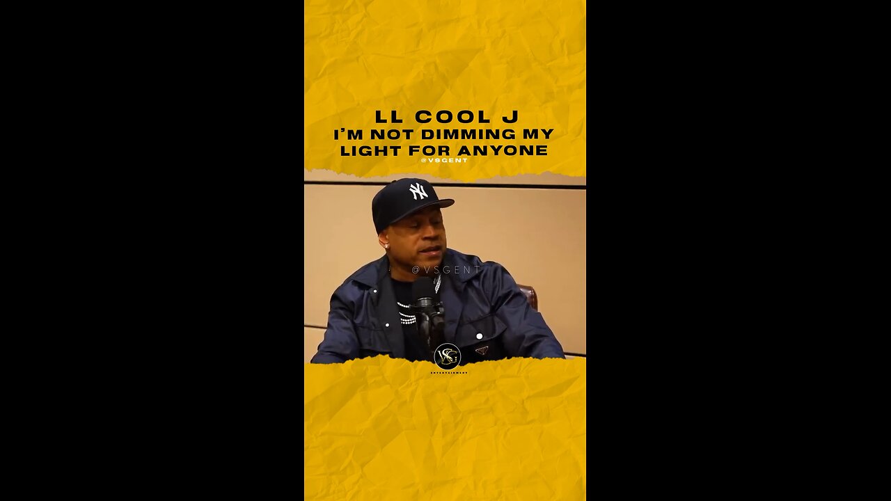 #llcoolj I’m not dimming my light for anyone