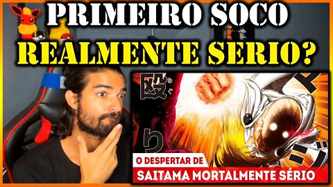 YERIK REACT - REVELADO O DESPERTAR DE SAITAMA SUPER SÉRIO A CALAMIDADE NÍVEL DEUS ONE PUNCH MAN 166