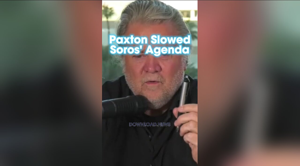 Steve Bannon & Alex Jones: Attorney Generals Like Ken Paxton Slowed Down Soros' Agenda - 10/21/23