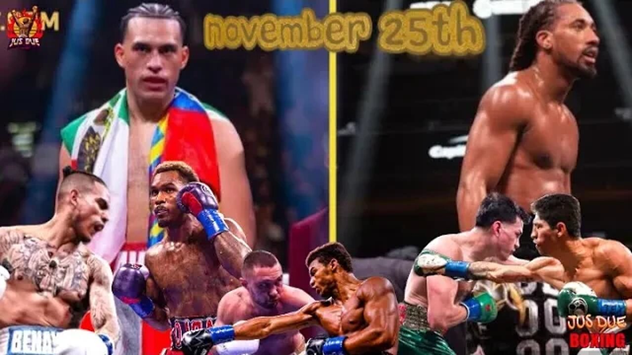 DAVID BENAVIDEZ VS DEMETRIUS ANDRADE FIGHT CARD NOVEMBER 25TH | ANDRADE NHAS MESSAGE FOR CRAWFORD