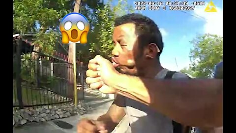 Police bodycam footage fatal shooting Alejandro Vitela pulls gun San Antonio Texas