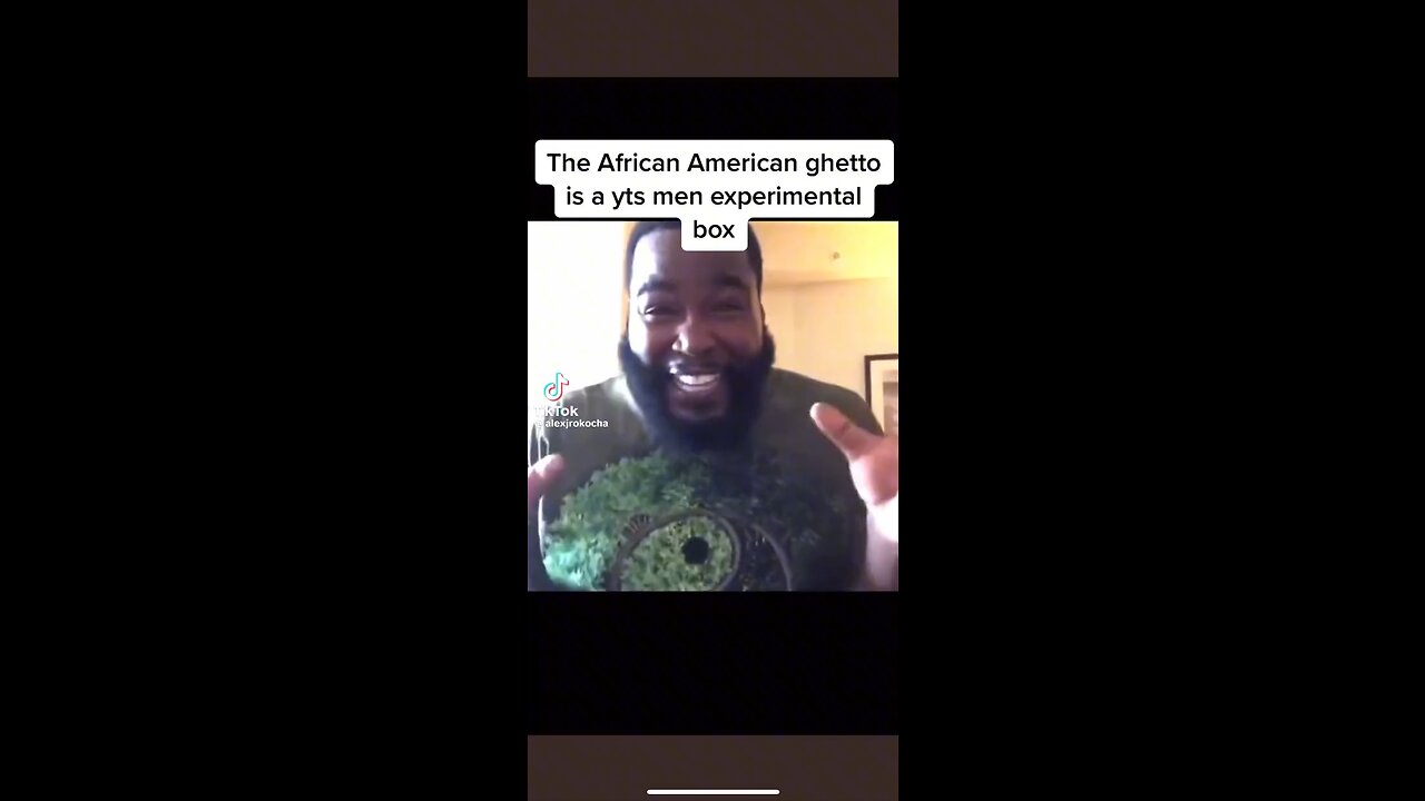 The ghetto is the white man’s experiment 
