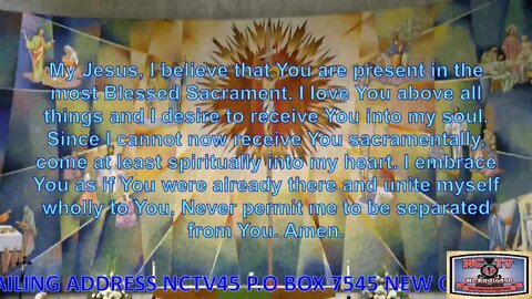 NCTV45 CATHOLIC MASS FROM HOLY SPIRIT PARISH (ST VITUS SITE) TUESDAY AUGUST 11 2020