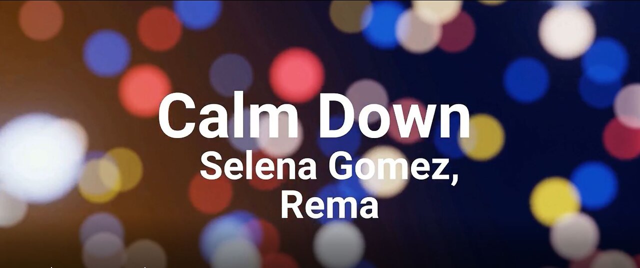 Rema, Selena Gomez - Calm Down (Lyrics)