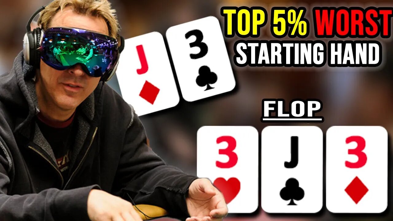 Phil Laak 3-Bets GARBAGE and NAILS a Full House on the FLOP | Hand of the Day presented by BetRivers