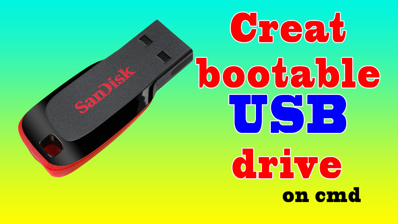 create bootable USB flash disk