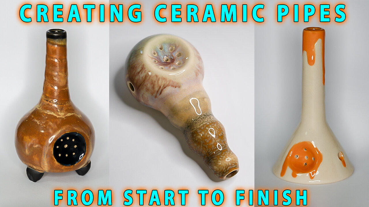 How to Make Ceramic Pipes - The Entire Process - Swan City Pottery