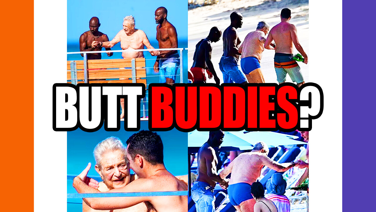 George Soros Spotted With Big Black Butt Buddies