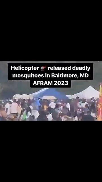 The AFRAM 2023 festival in Maryland plagued with mosquitos released from helicopter - HaloNews