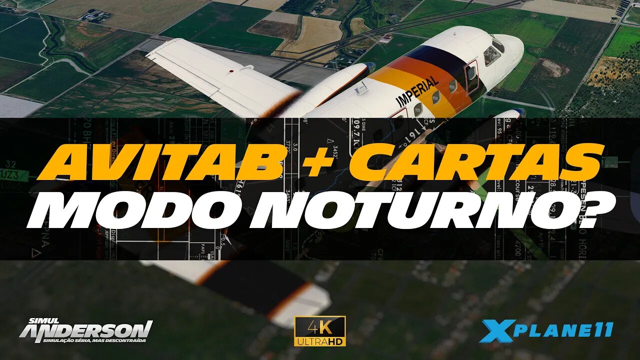 Avitab com Cartas Navigraph em Modo Noturno?