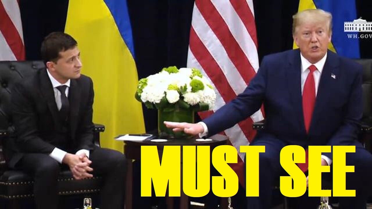 MUST SEE: Trump Tells Whole World The Truth About Ukraine In Front Of President Zelensky!!!