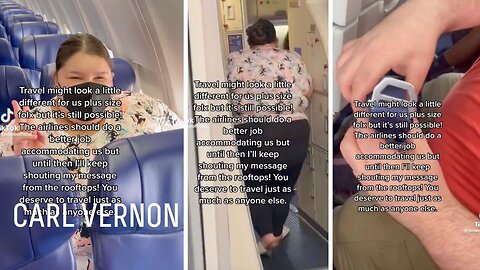 Plus size person wants plus size PLANES 🤨