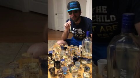 250 shots of vodka! to celebrate our 250th episode, Hummingbird style