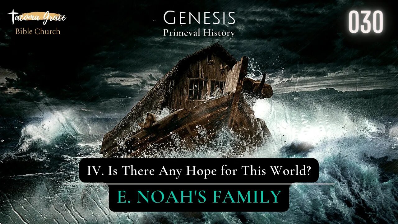 Noah's Foreshadowing | Genesis 7:13-16