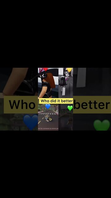 Who did it better ft: Junell Dominic #roblox