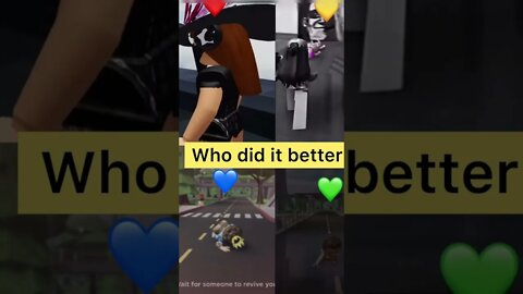 Who did it better ft: Junell Dominic #roblox