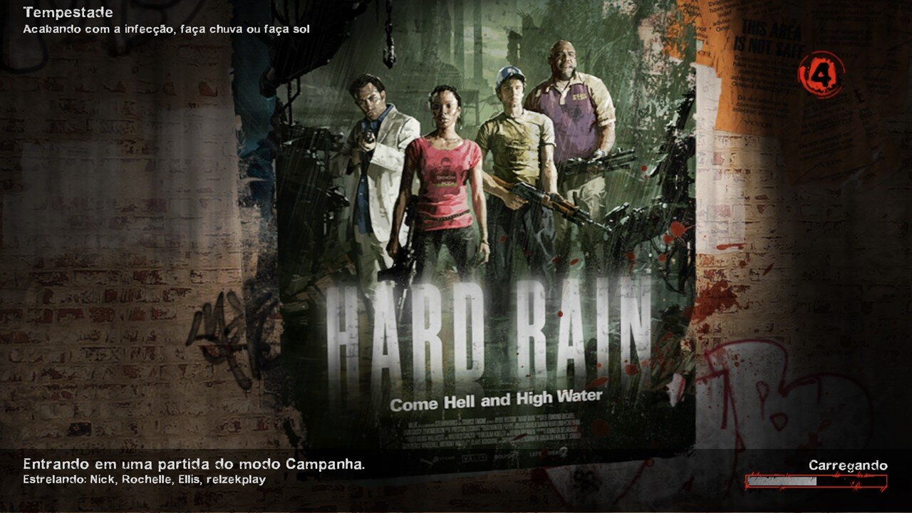 LEFT 4 DEAD 2 - 6/15 - TEMPESTADE | MATANDO GERAL NA CHUVA OU NO SOL