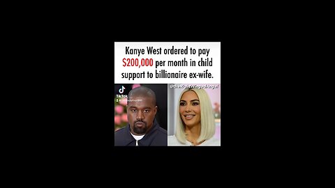 Kanye West put on child support