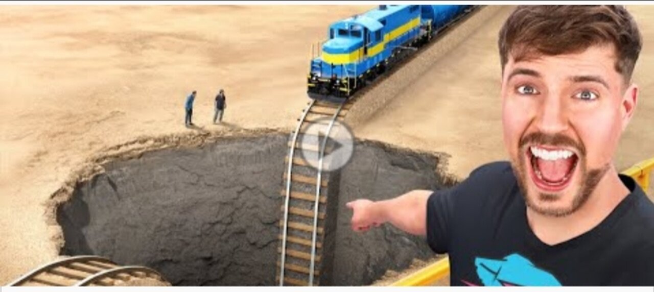 Train vs Giant Pit