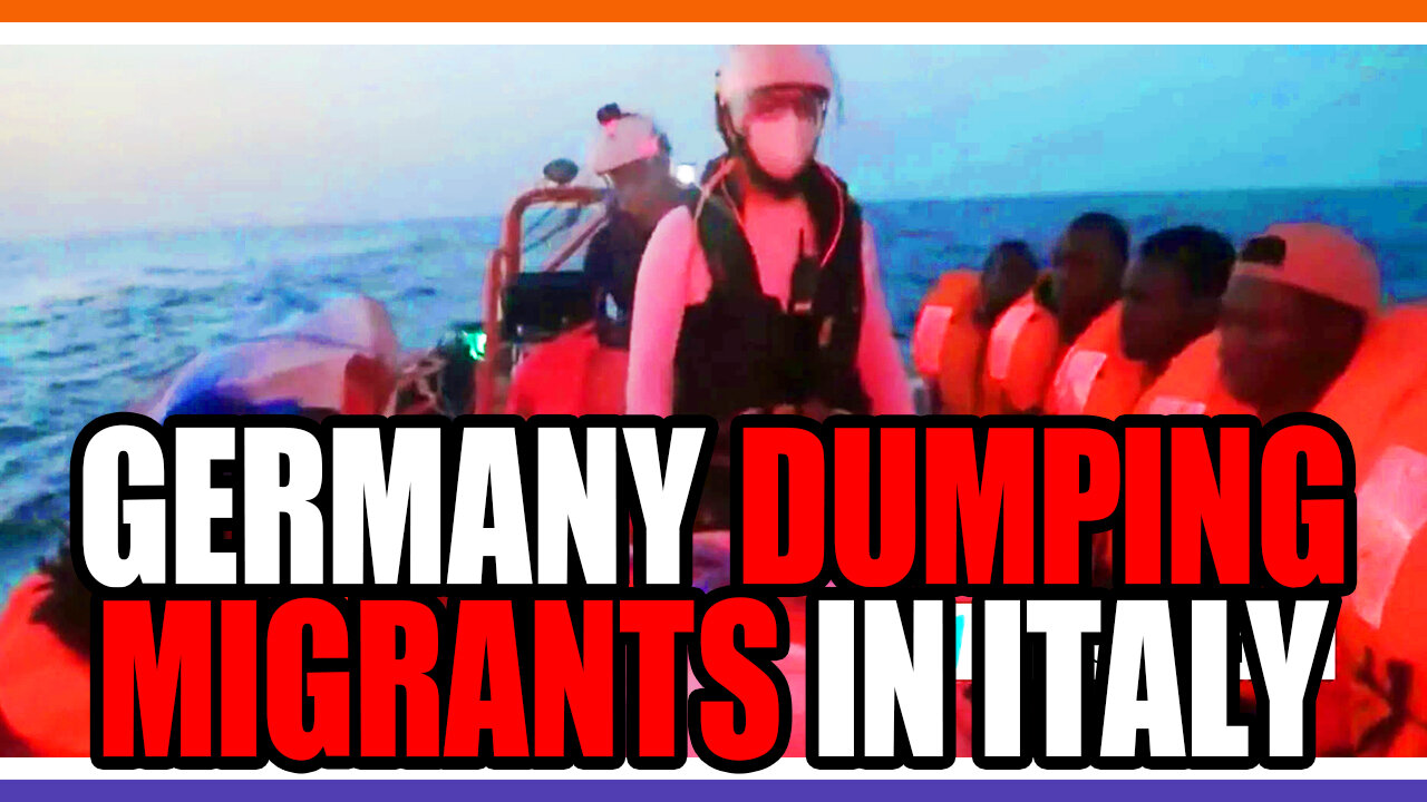 Germany Mass Dumping Migrants In Italy