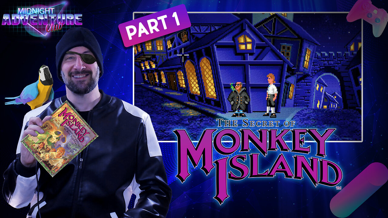 The Secret Of Monkey Island (Part 1) | MIDNIGHT ADVENTURE CLUB (Edited Replay)