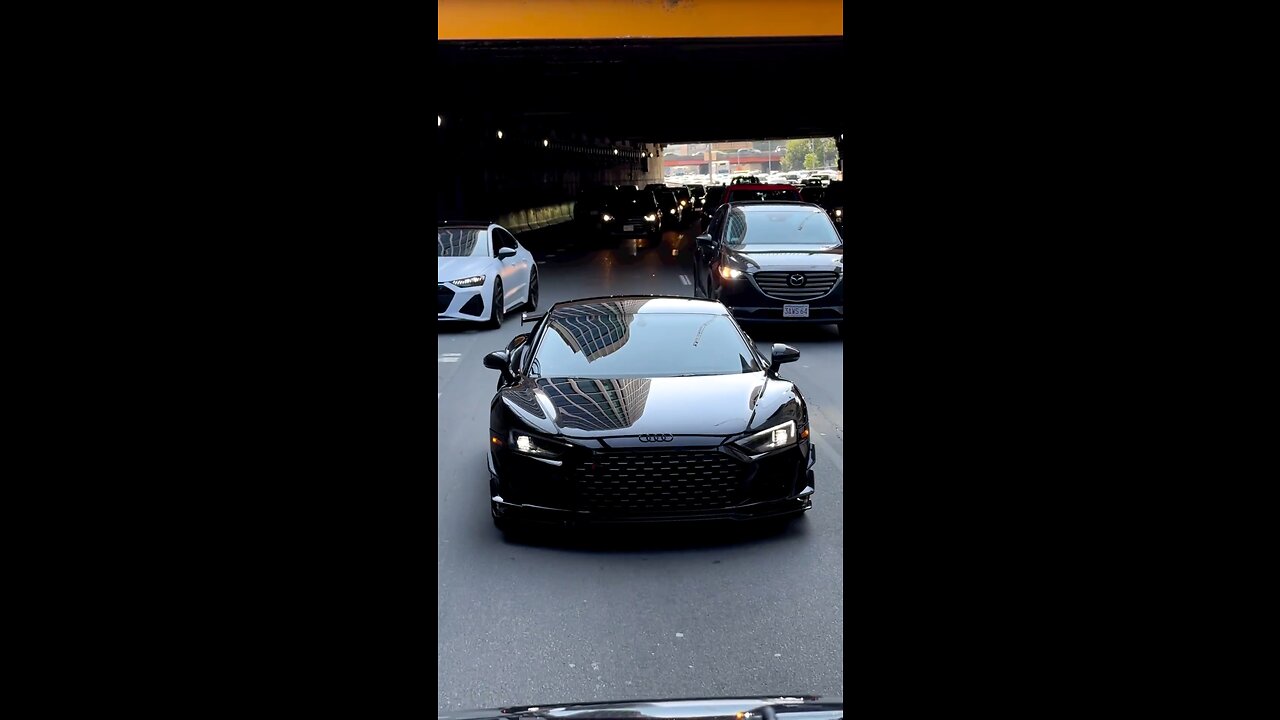 Audi Batman in Traffic