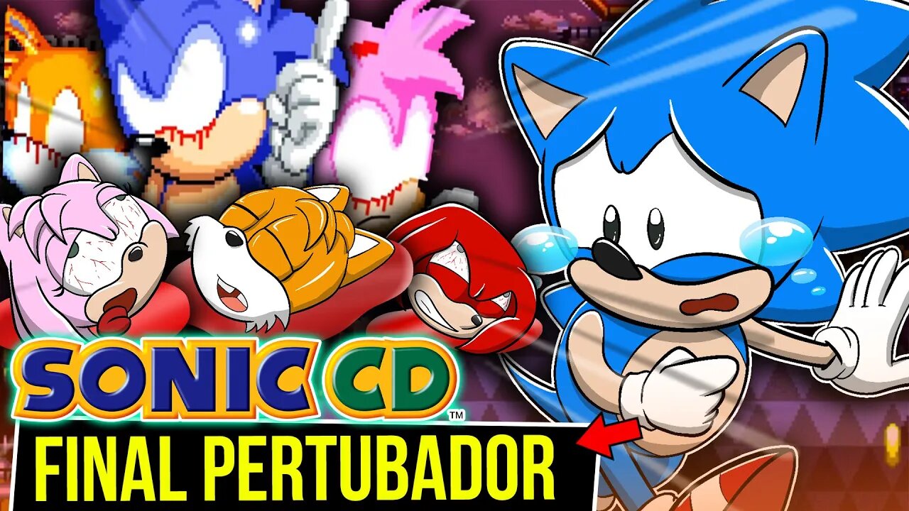 FINAL PERTURBADOR do SONIC CD foi ATUALIZADO😵