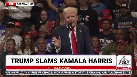 President Donald J. Trump shows us the IQ of Kamala Harris