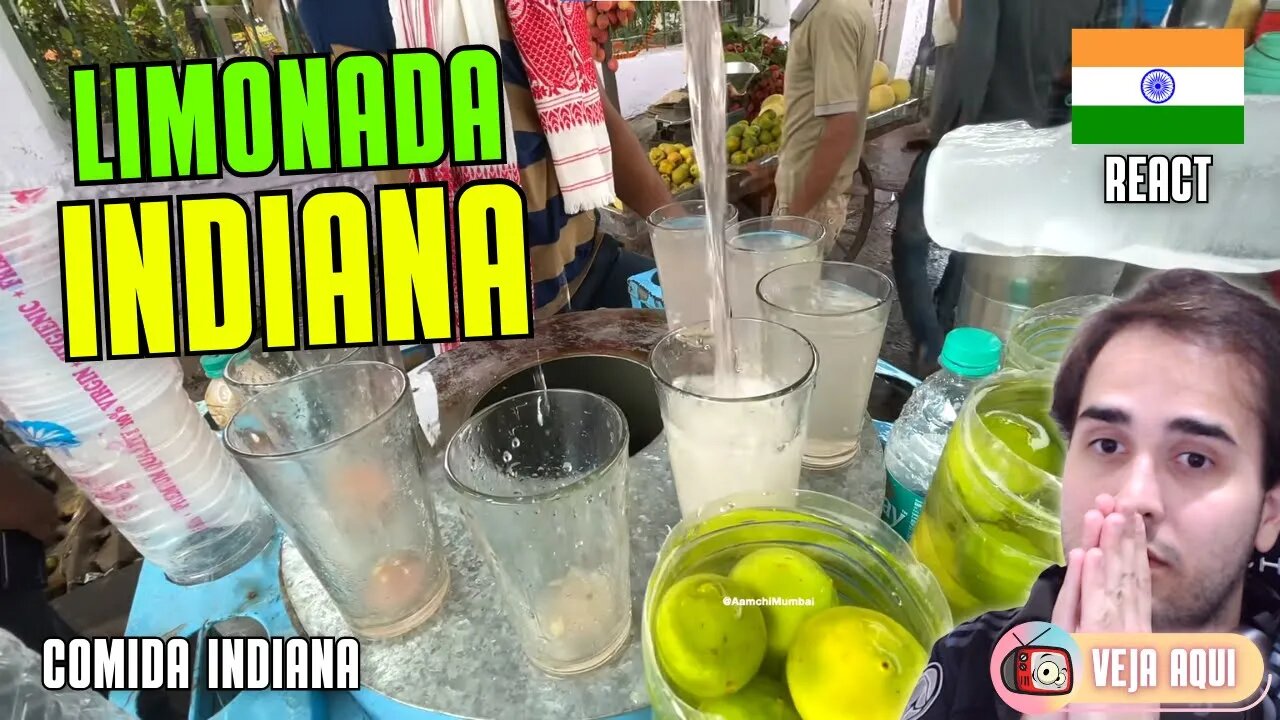 LIMONADA INDIANA: o quão "TERRÍVEL" pode ser? Reagindo a COMIDAS DE RUA INDIANAS | Veja Aqui Reacts