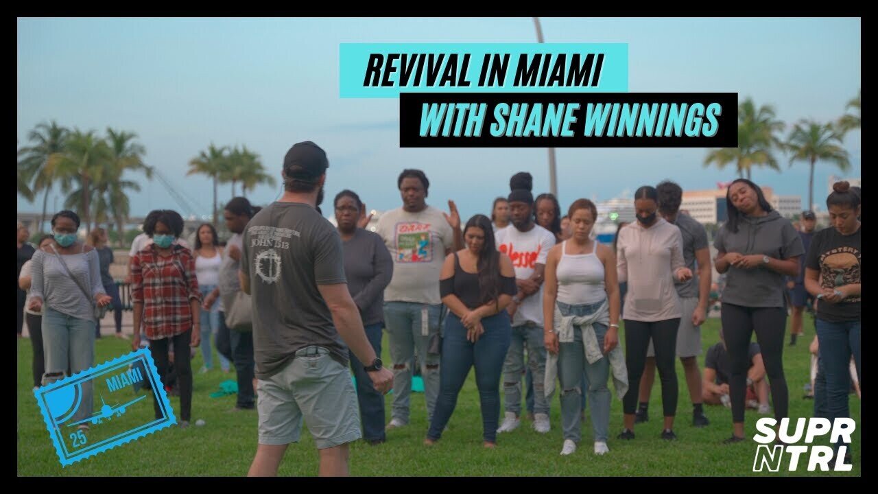 I teamed up with @Shane Winnings to bring REVIVAL to Miami! Many were saved, healed, and delivered!